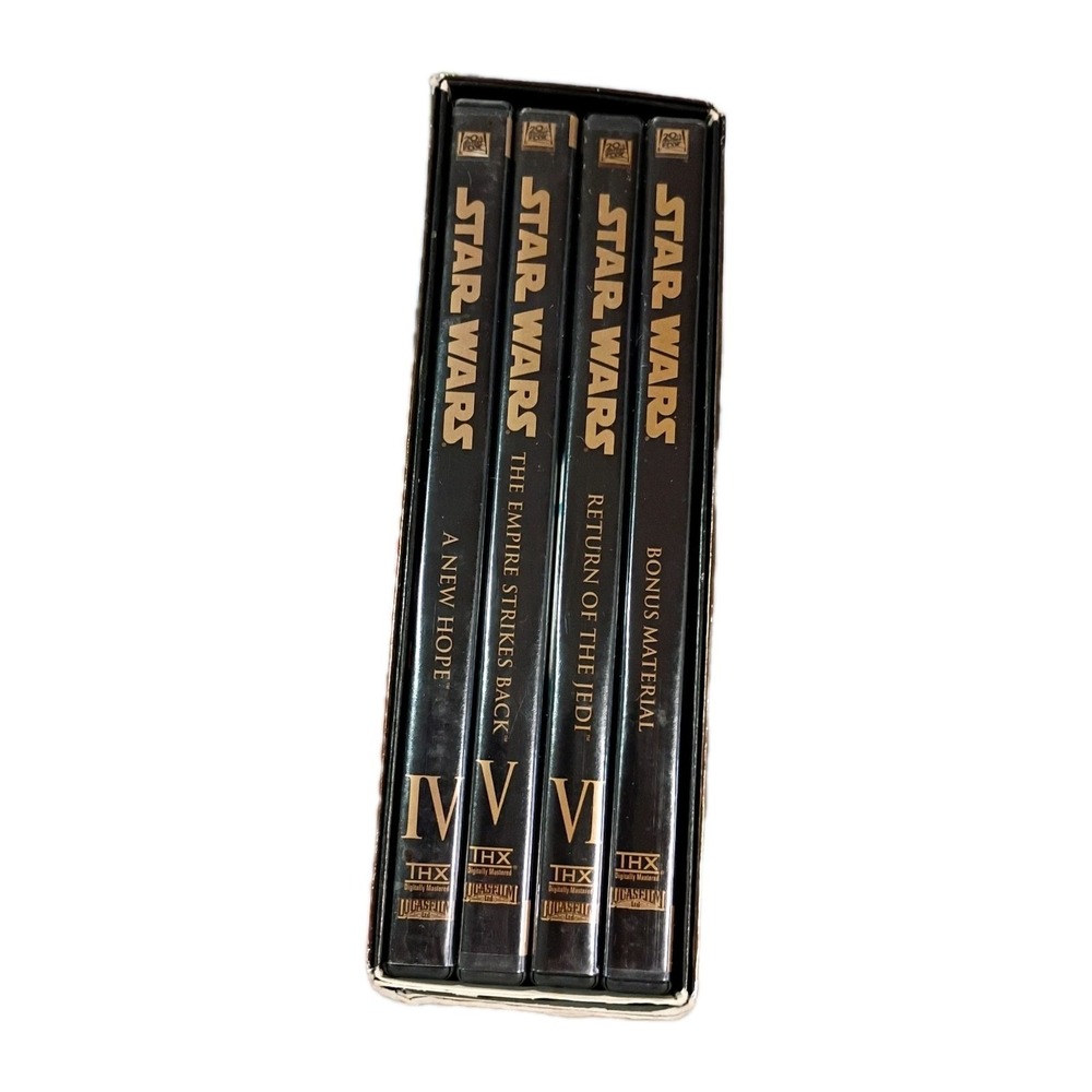 Star Wars Trilogy (DVD, 2004, 4-Disc Set, Full Screen Edition) - Picture 3 of 16